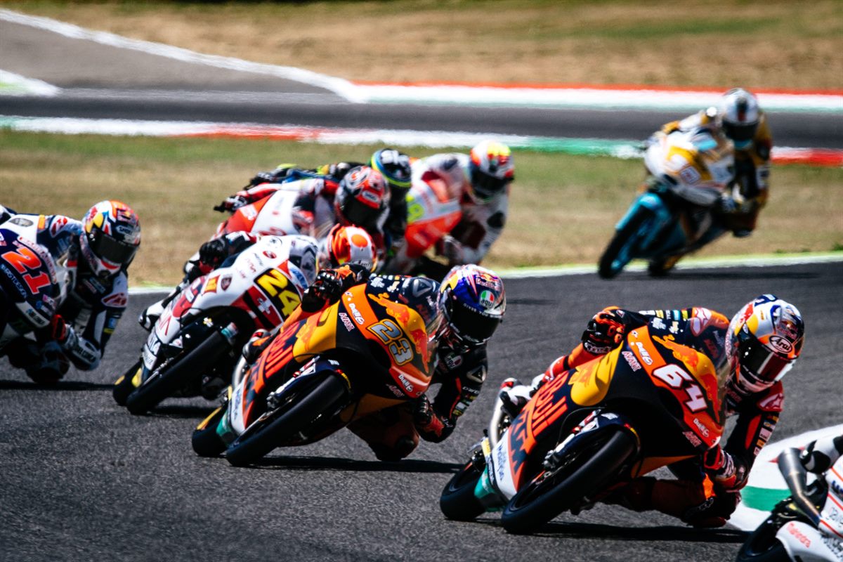 Bo Bendsnyder & Niccolo Antonelli KTM RC250 GP Autodromo del Mugello 2017