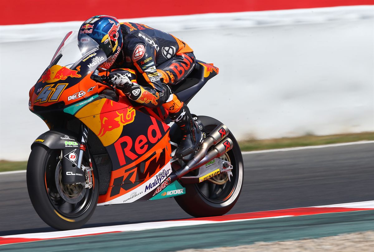 Brad Binder KTM Moto2 Circuit de Barcelona-Catalunya 2017