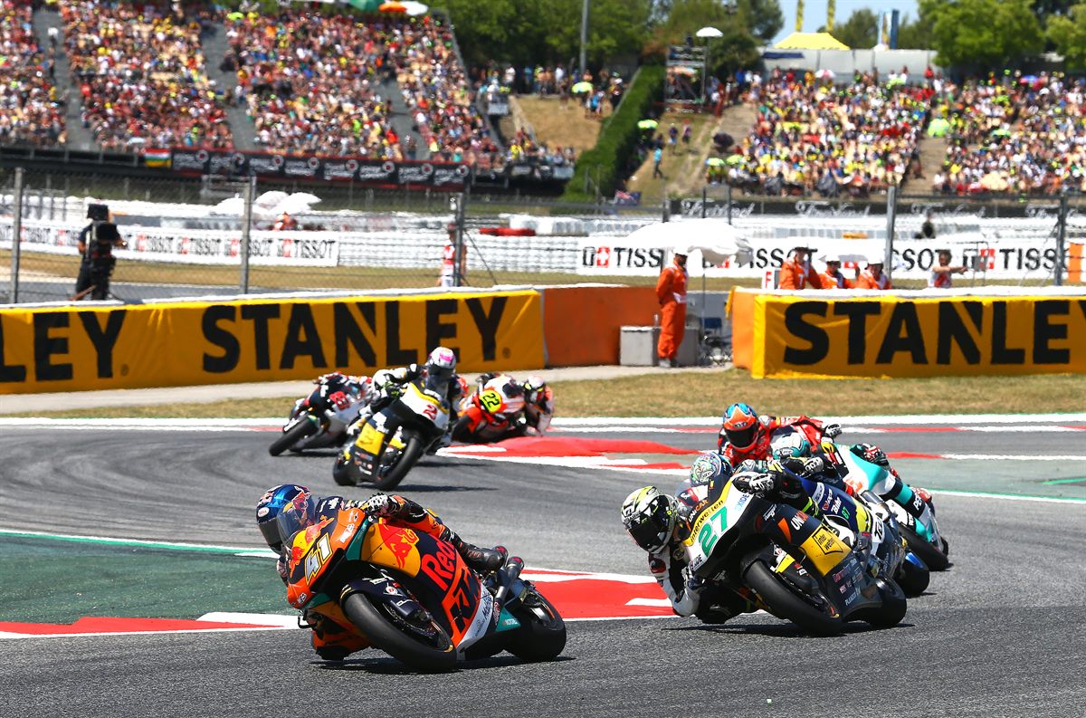 Brad Binder KTM Moto2 Circuit de Barcelona-Catalunya 2017