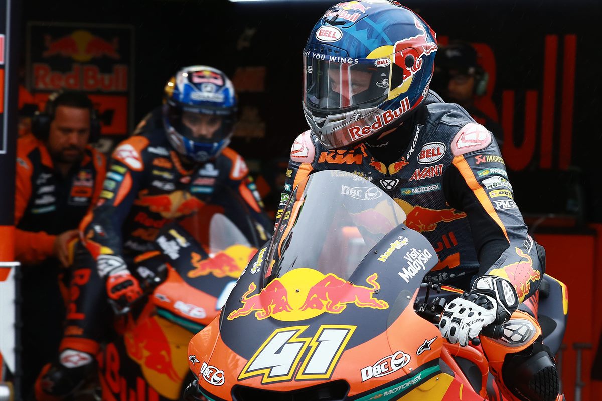 Brad Binder KTM Moto2 Pit Lane TT Circuit Assen 2017