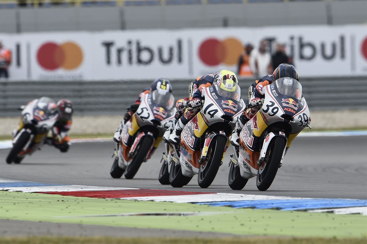 Kazuki Masaki, Matthias Meggle & Deniz Öncü KTM RC250 RB TT Circuit Assen 2017