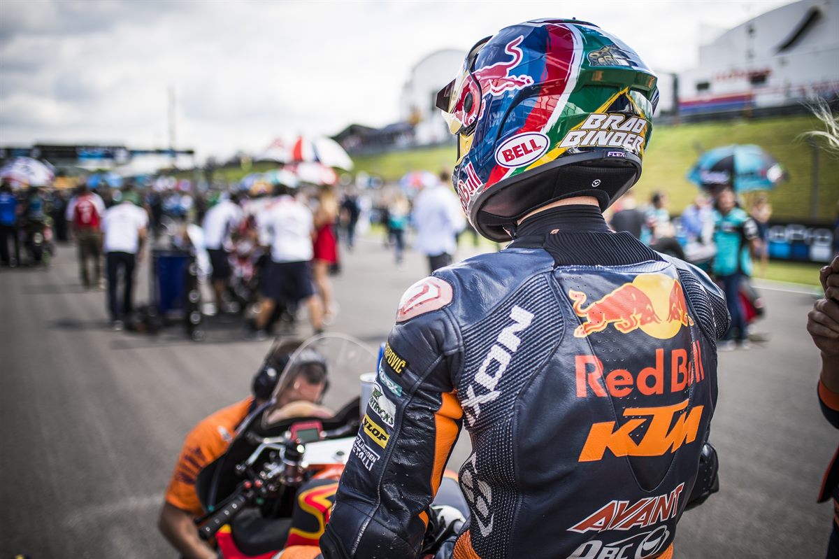 Brad Binder KTM Moto2 Start Sachsenring 2017