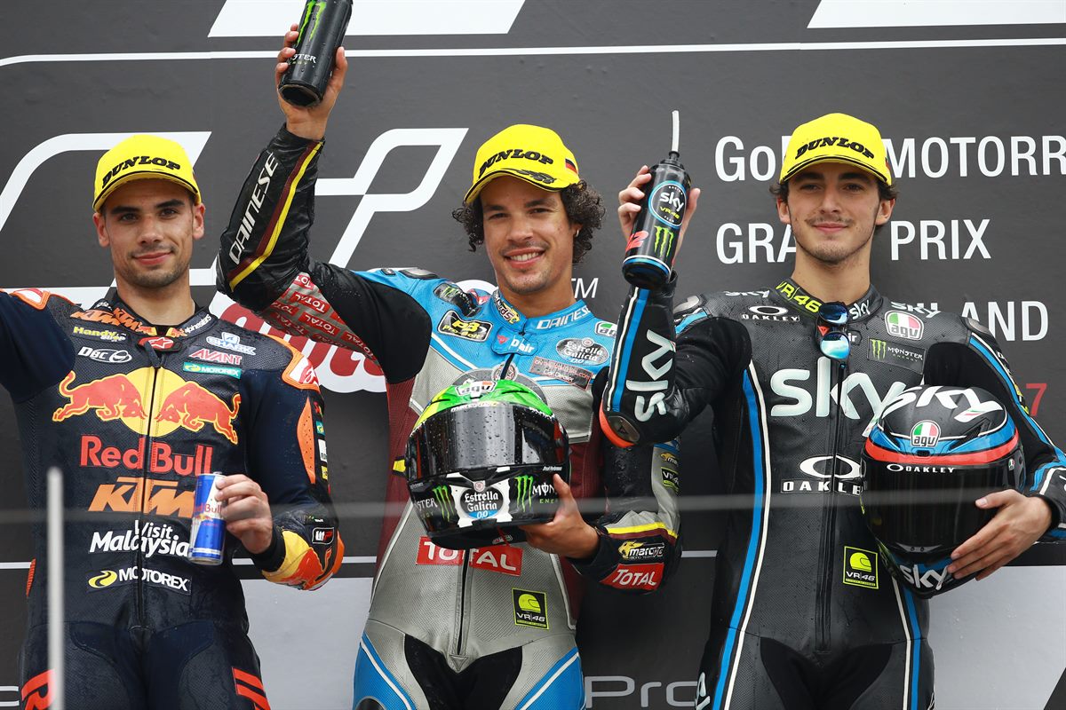 Miguel Oliveira Podium Sachsenring 2017