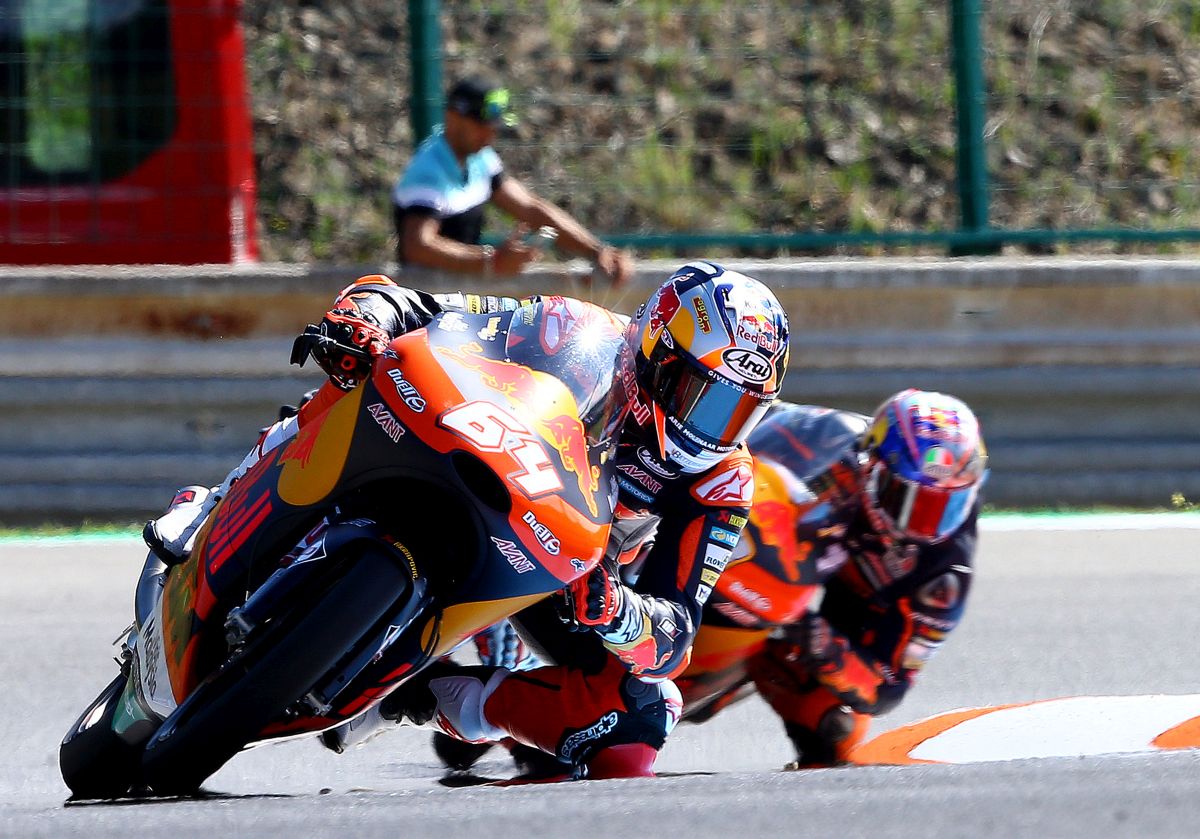 Bo Bendsneyder & Niccolo Antonelli KTM RC250 GP Automotodrom Brno 2017