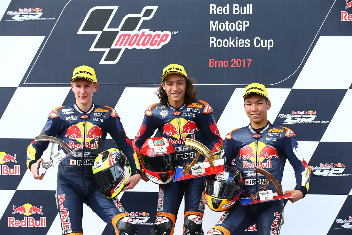Matthias Meggle, Can Öncü & Kazuki Masaki Podium Automotodrom Brno 2017