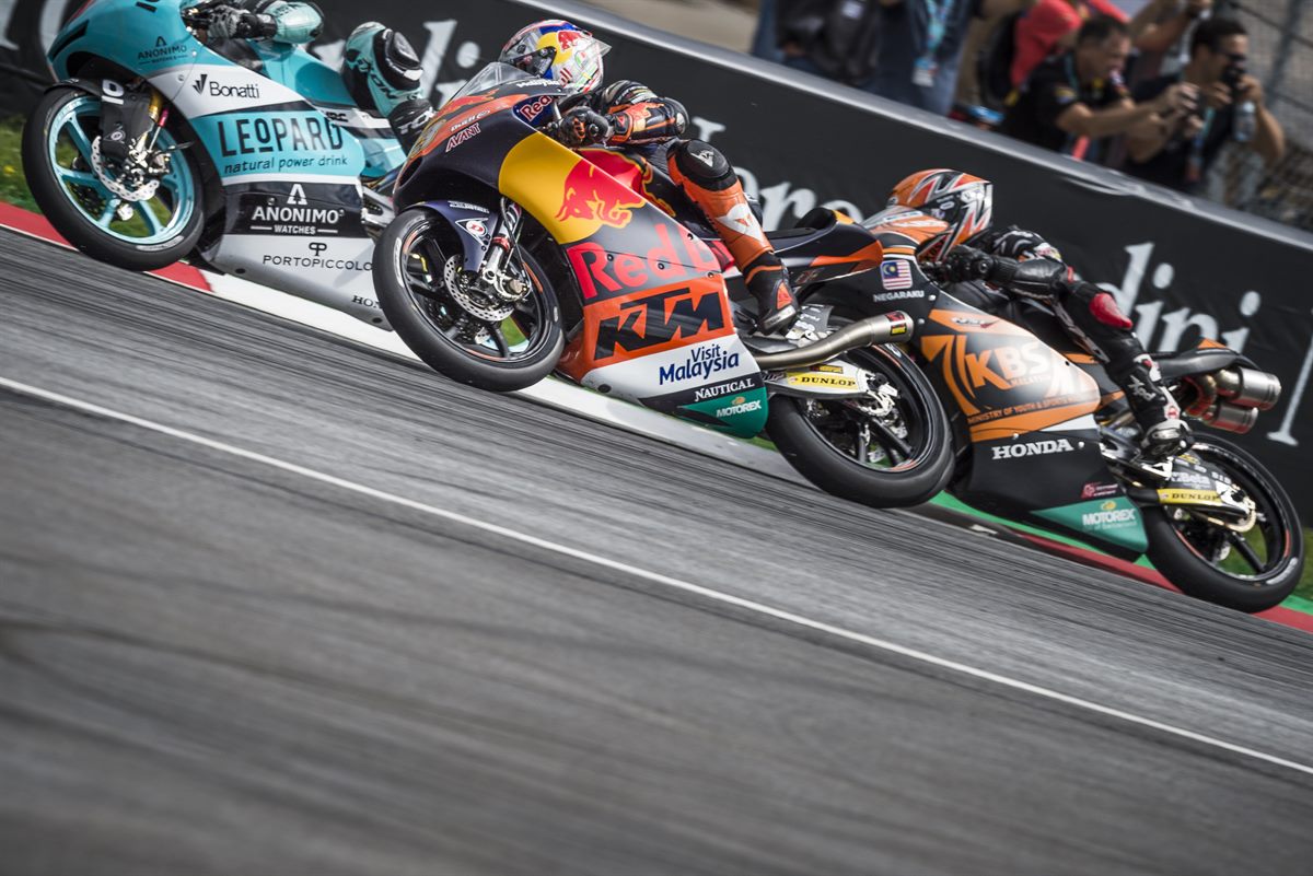 Niccolo Antonelli KTM RC250 GP Red Bull Ring Spielberg 2017