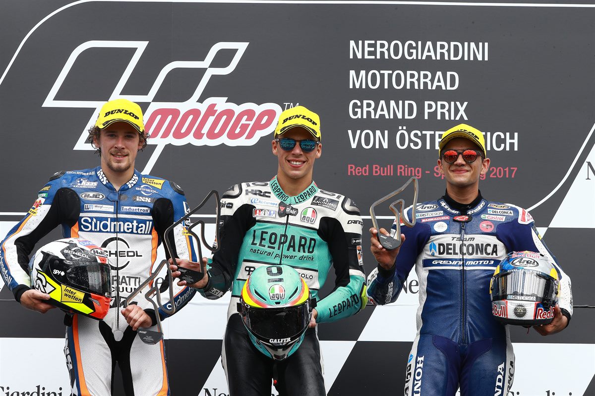 Philipp Oettl Podium Red Bull Ring Spielberg 2017