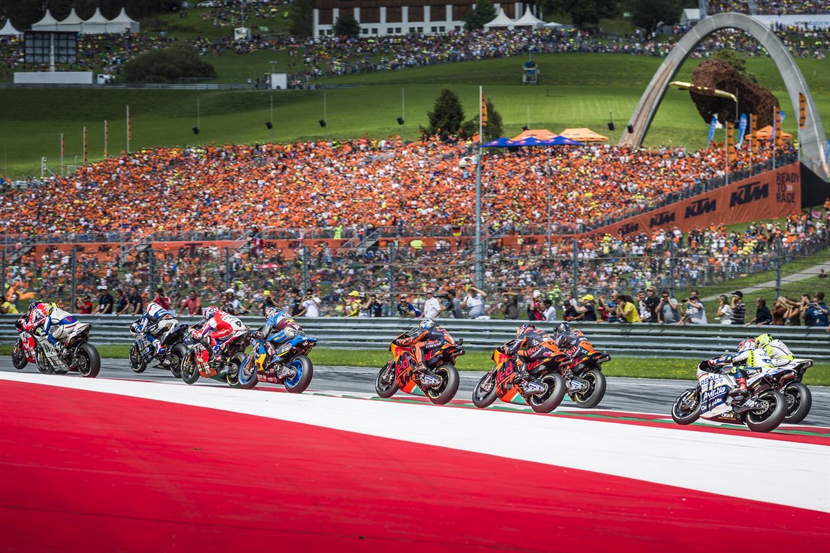 Pol Espargaro, Bradley Smith & Mika Kallio KTM RC16 Red Bull Ring Spielberg 2017
