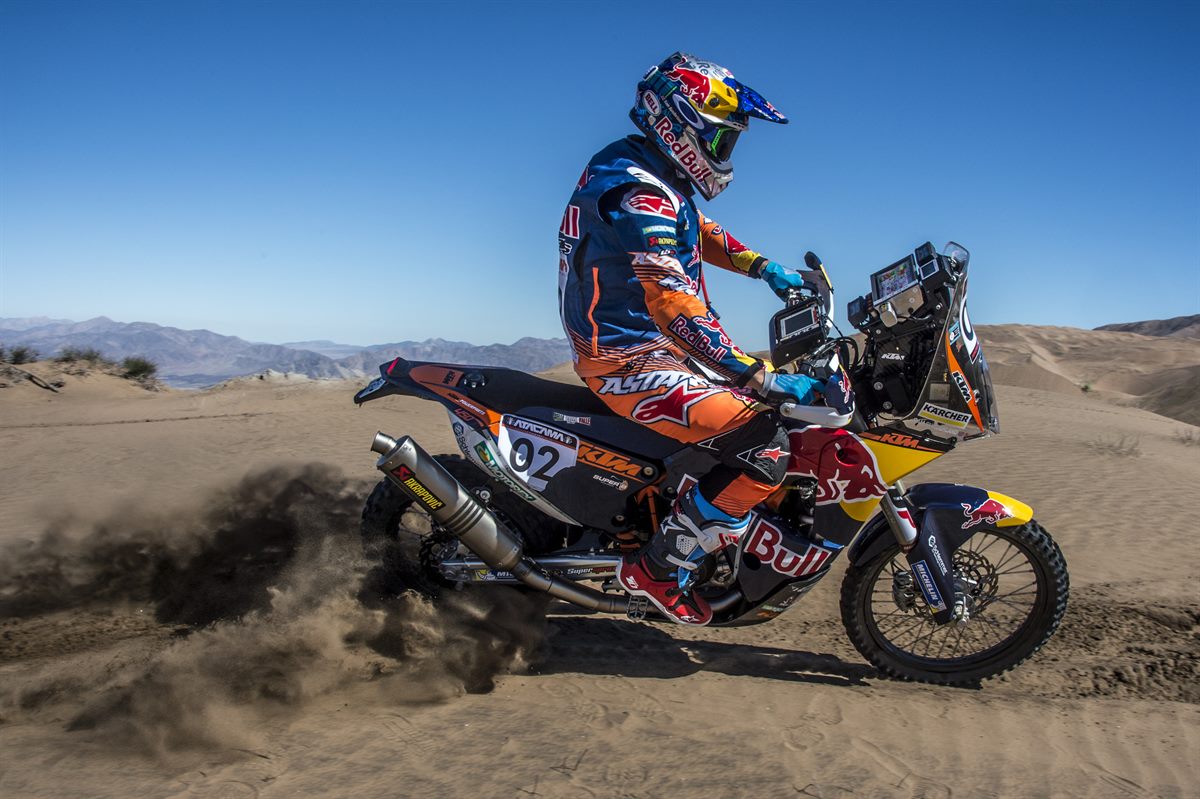 Sam Sunderland KTM 450 RALLY Atacama Rally 2017