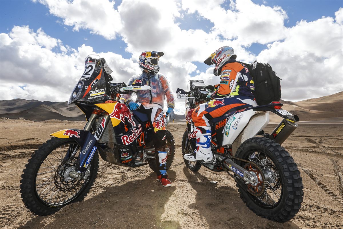 Sam Sunderland, Matthias Walkner KTM 450 RALLY Atacama 2017