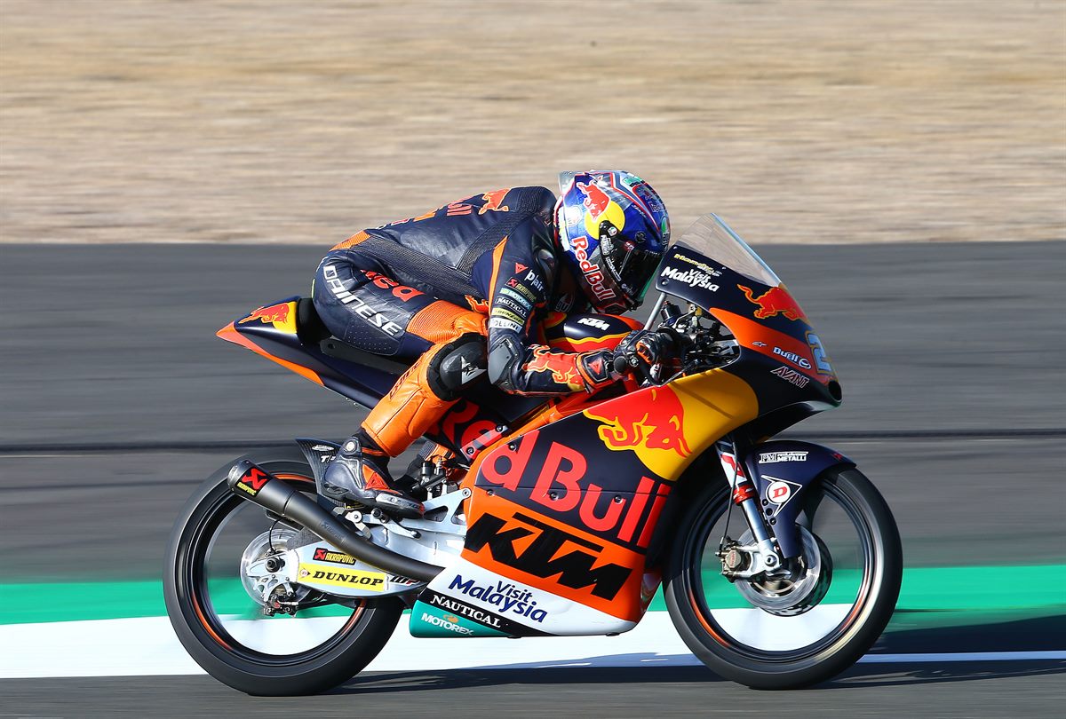 Niccolo Antonelli KTM RC250 GP Silverstone Circuit 2017