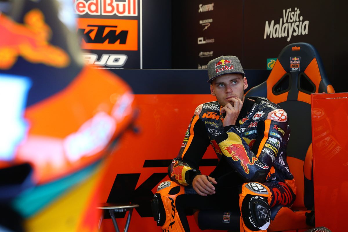 Brad Binder KTM Moto2 Box Silverstone Circuit 2017