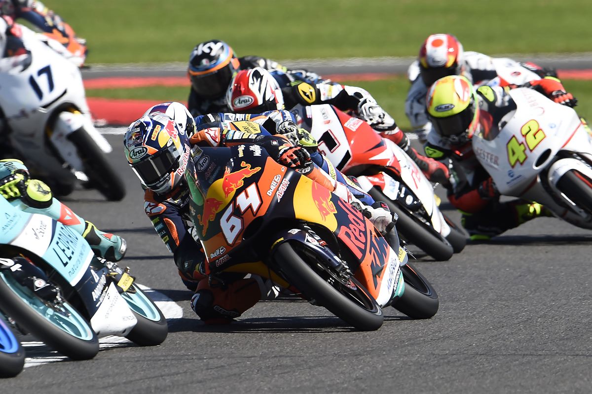 Bo Bendsneyder KTM RC250 GP Silverstone Circuit 2017