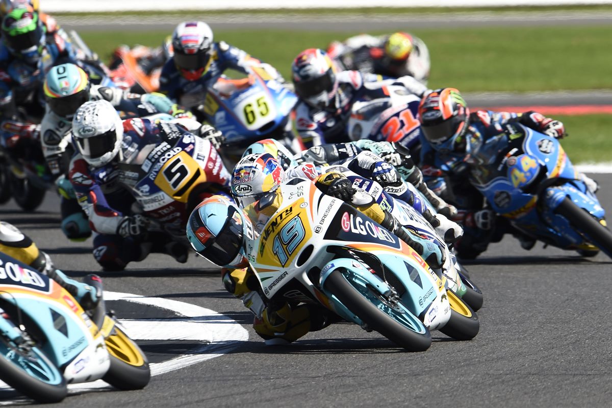 Gabriel Rodrigo KTM RC250 GP Silverstone Circuit 2017