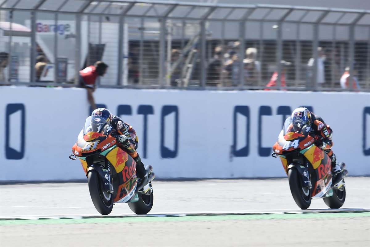 Brad Binder & Miguel Oliveira KTM Moto2 Silverstone Circuit 2017