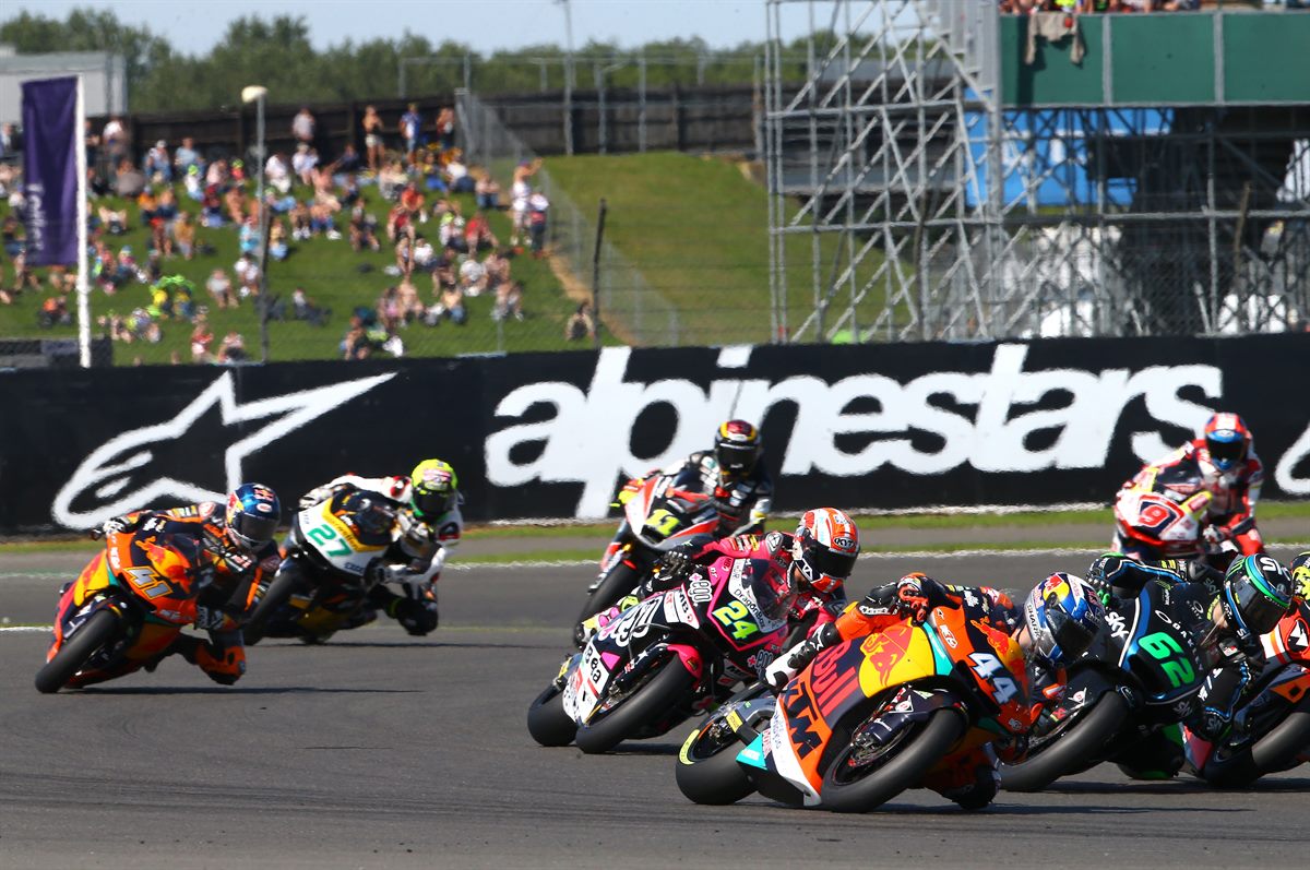 Miguel Oliveira & Brad Binder KTM Moto2 Silverstone Circuit 2017