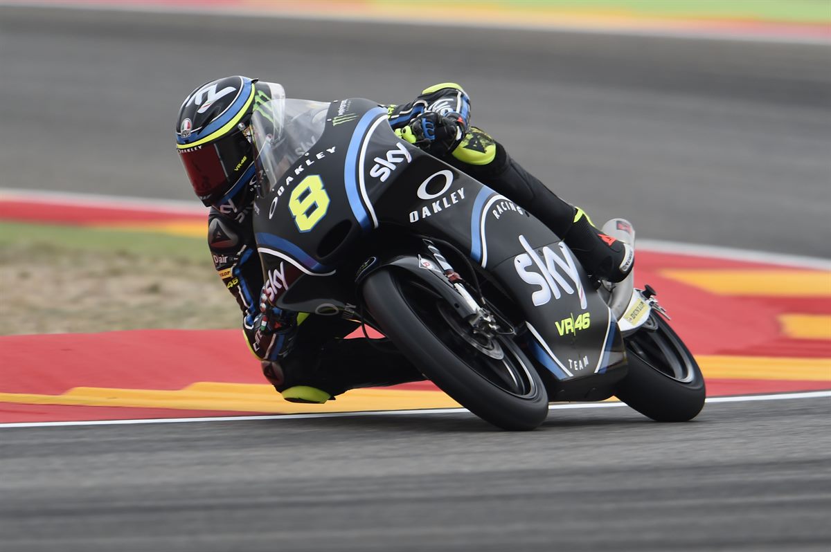 Nicolo Bulega KTM RC250 GP MotorLand Aragon 2017