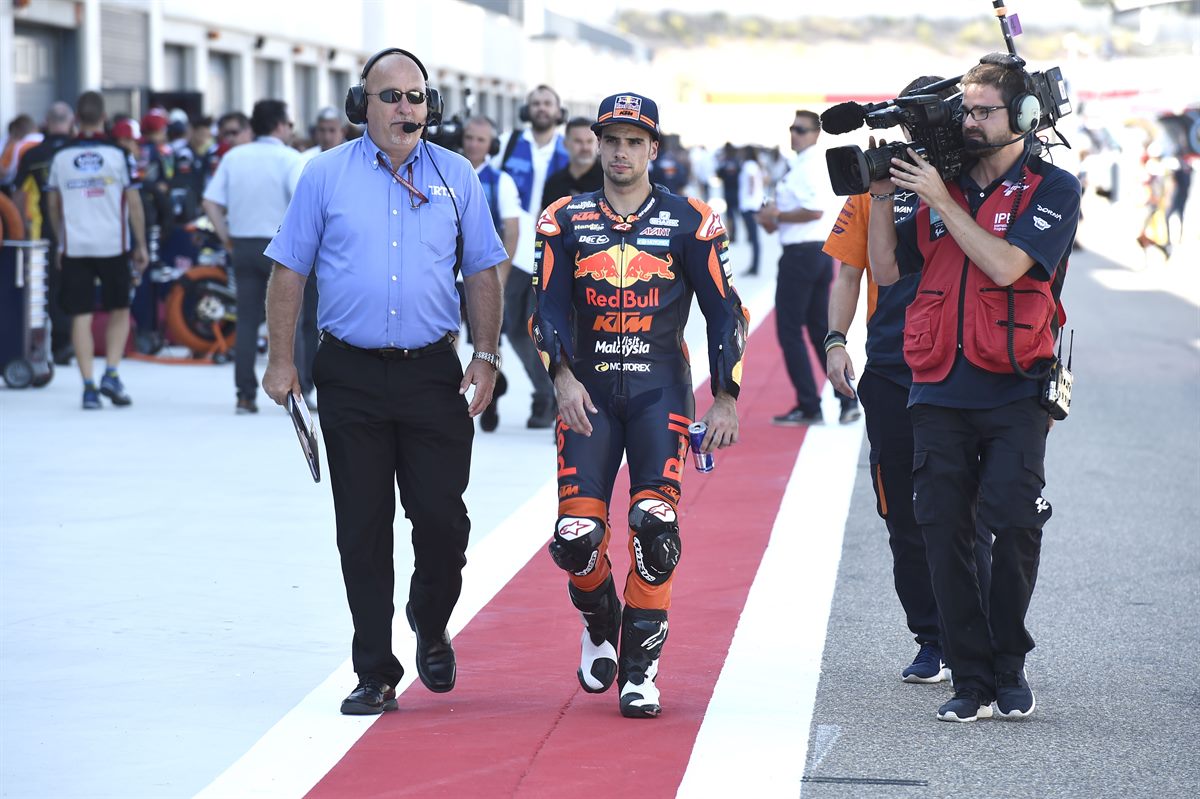 Miguel Oliveira Pit Lane MotorLand Aragon 2017
