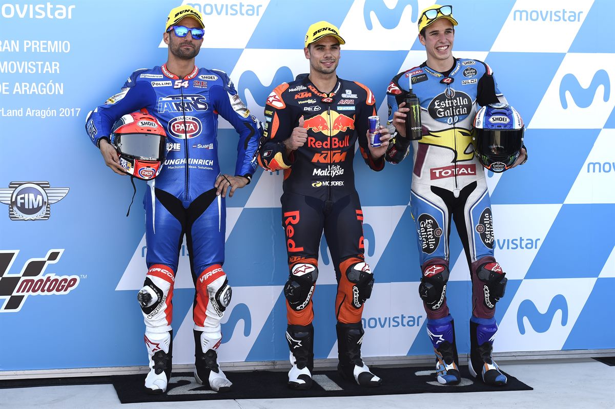Miguel Oliveira Parc Ferme MotorLand Aragon 2017
