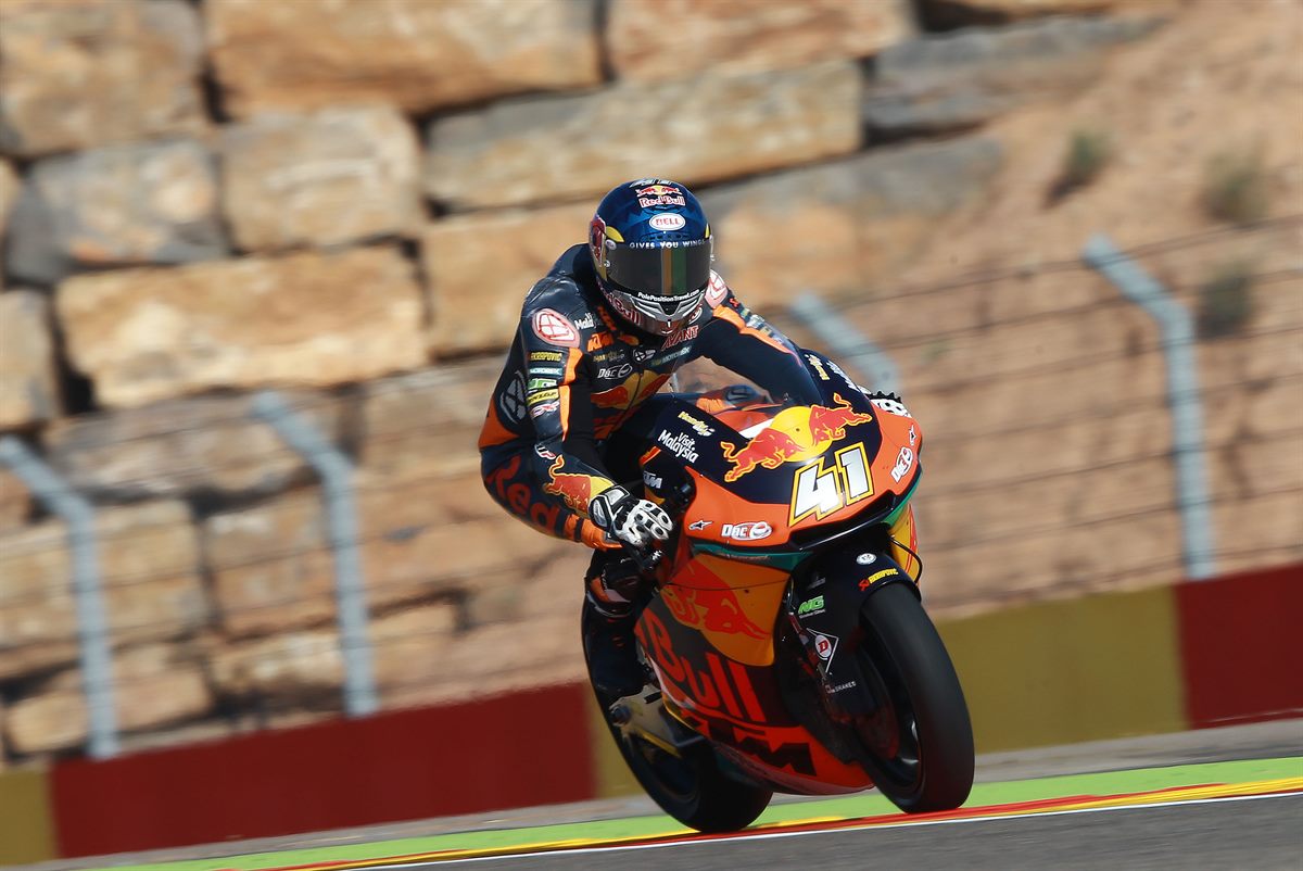 Brad Binder KTM Moto2 MotorLand Aragon 2017