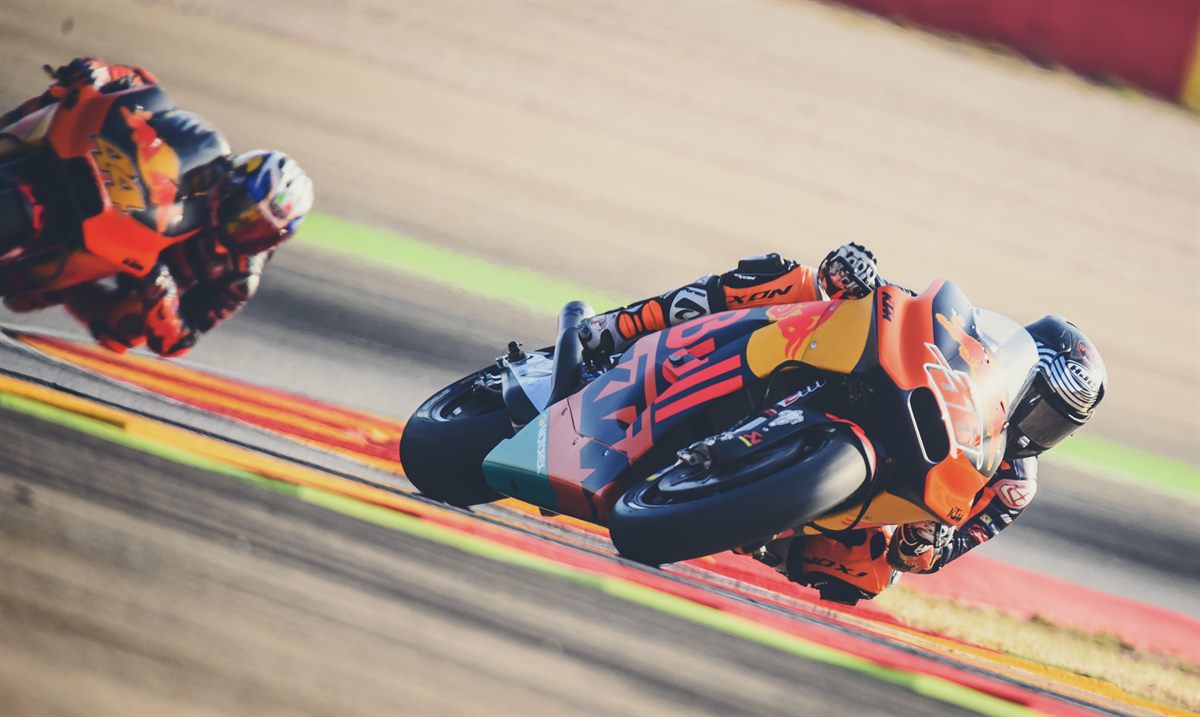 Mika Kallio & Pol Espargaro KTM RC16 MotorLand Aragon 2017