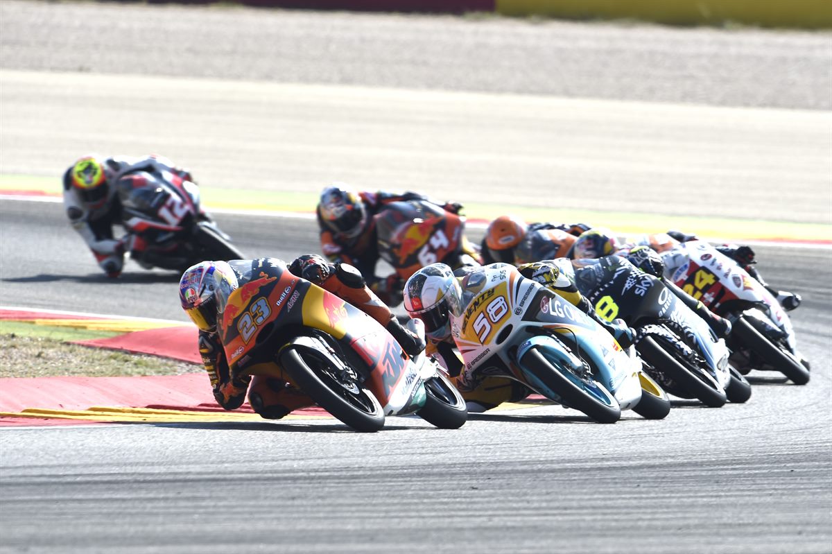 Niccolo Antonelli KTM RC250 GP MotorLand Aragon 2017