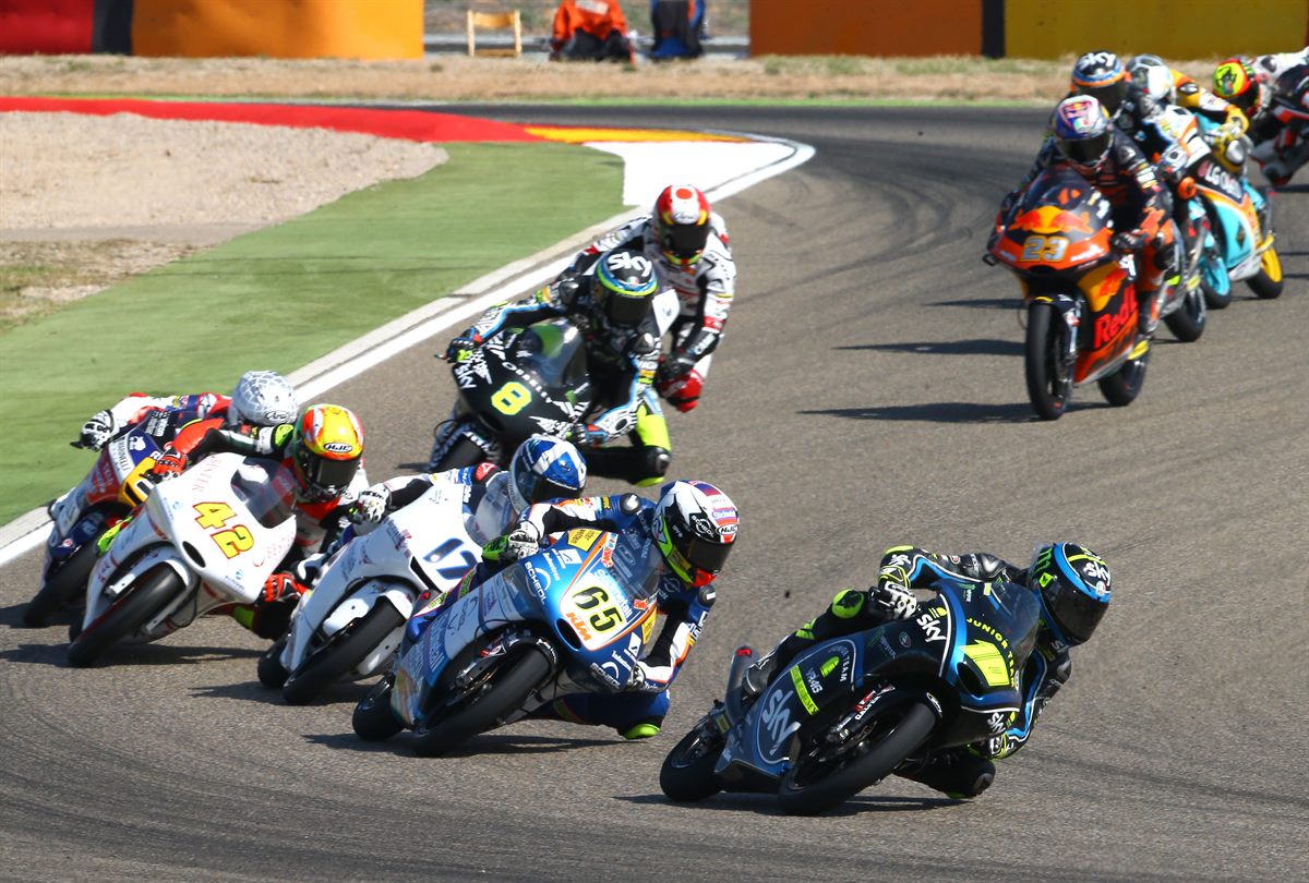 Dennis Foggia & Philipp Oettl KTM RC250 GP MotorLand Aragon 2017