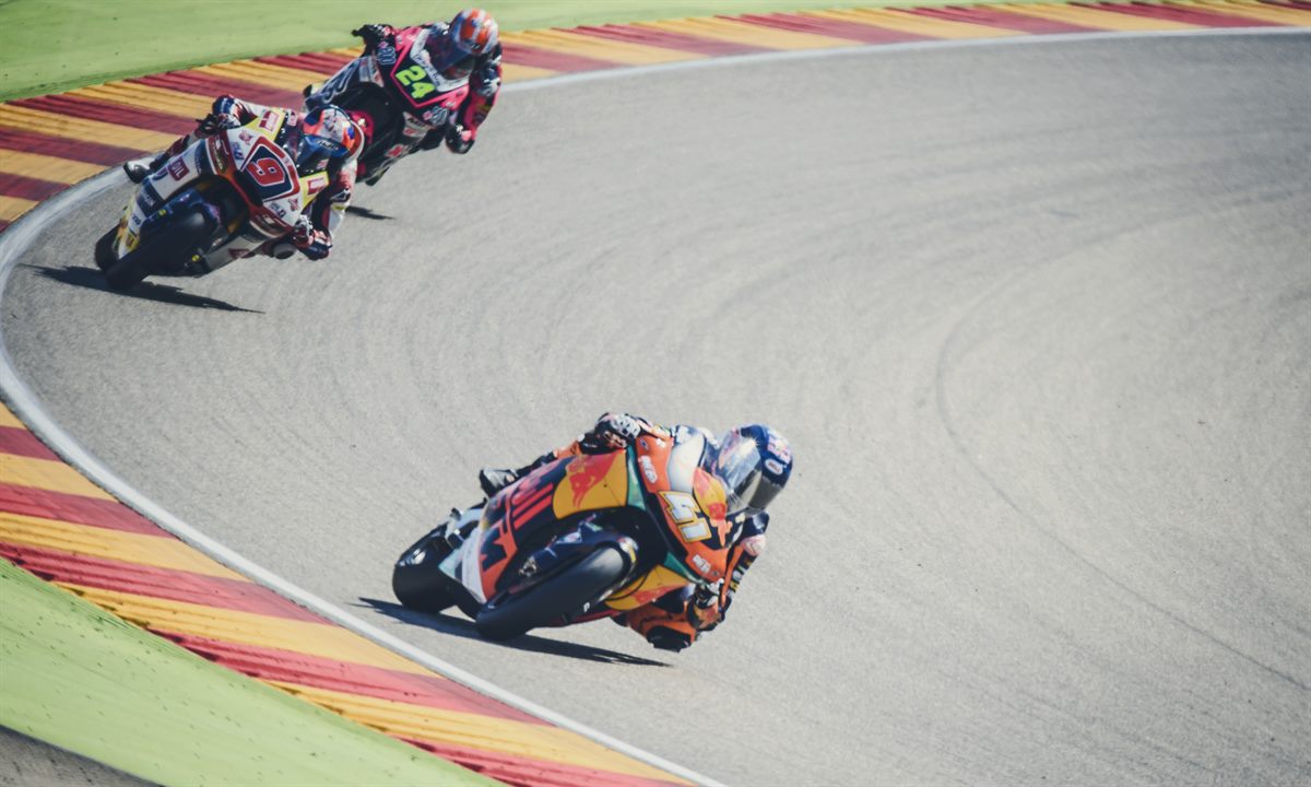 Brad Binder KTM Moto2 MotorLand Aragon 2017