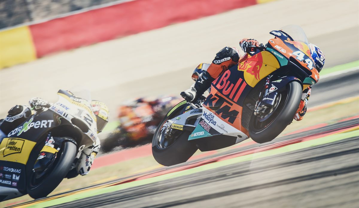 Miguel Oliveira KTM Moto2 MotorLand Aragon 2017