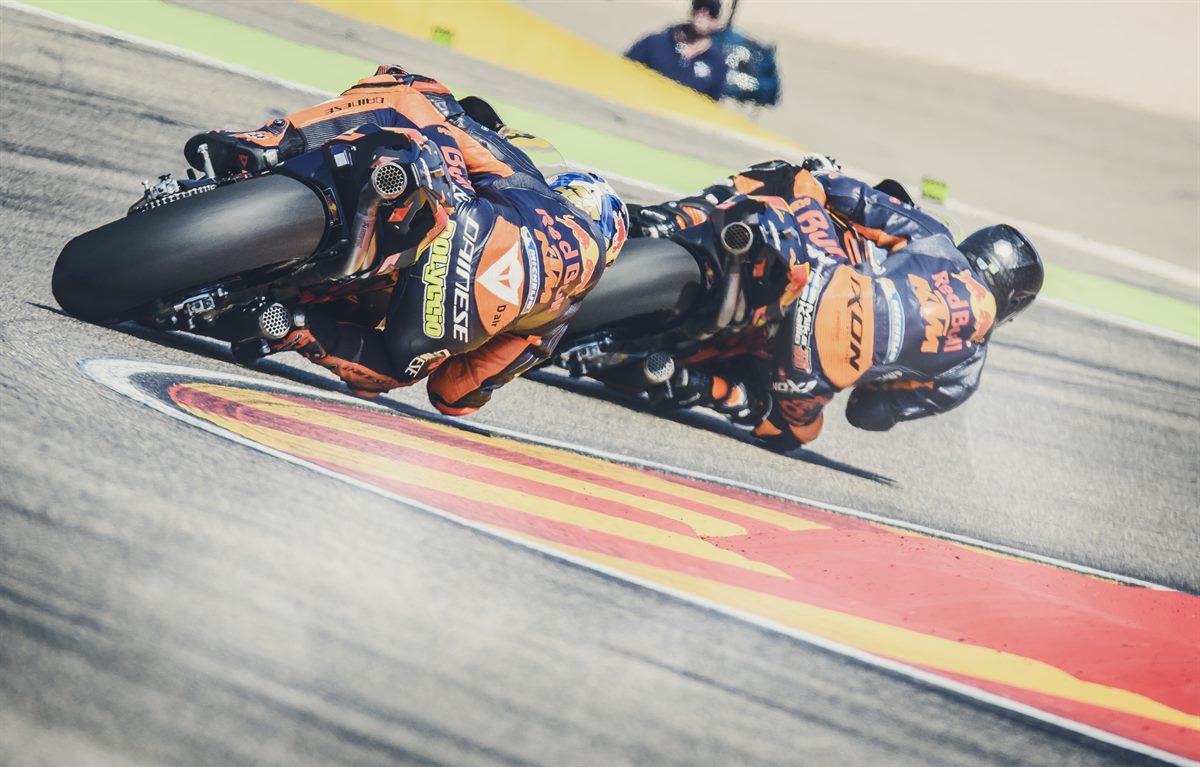 Mika Kallio & Pol Espargaro KTM RC16 MotorLand Aragon 2017