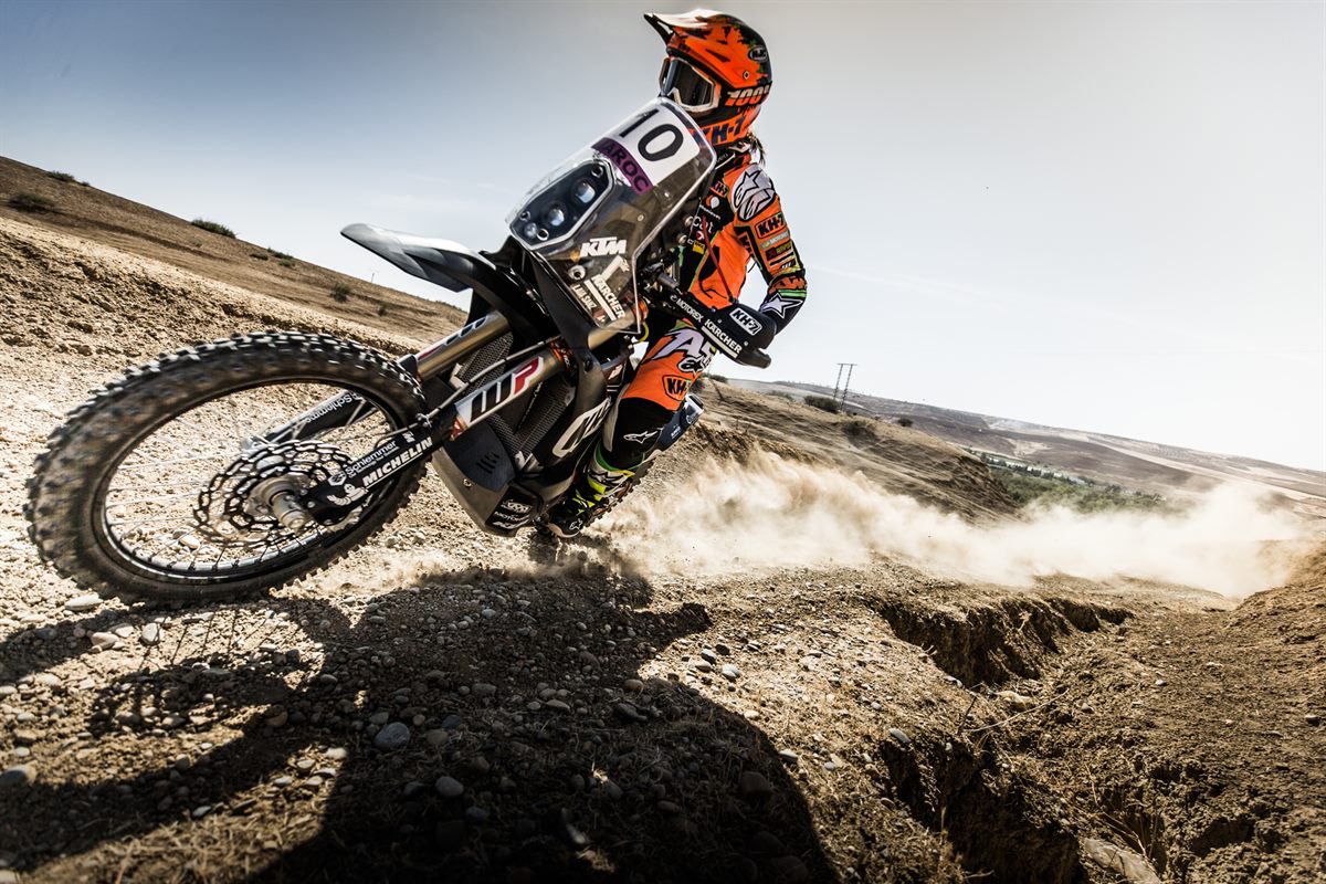 Laia Sanz - KTM 450 RALLY - OiLibya Rally 2017