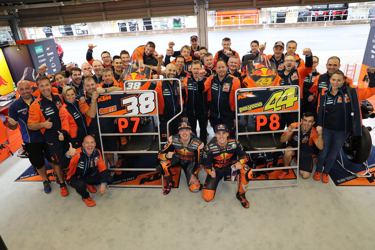 Bradley Smith, Pol Espargaro & Team KTM RC16 Box Twin Ring Motegi 2017
