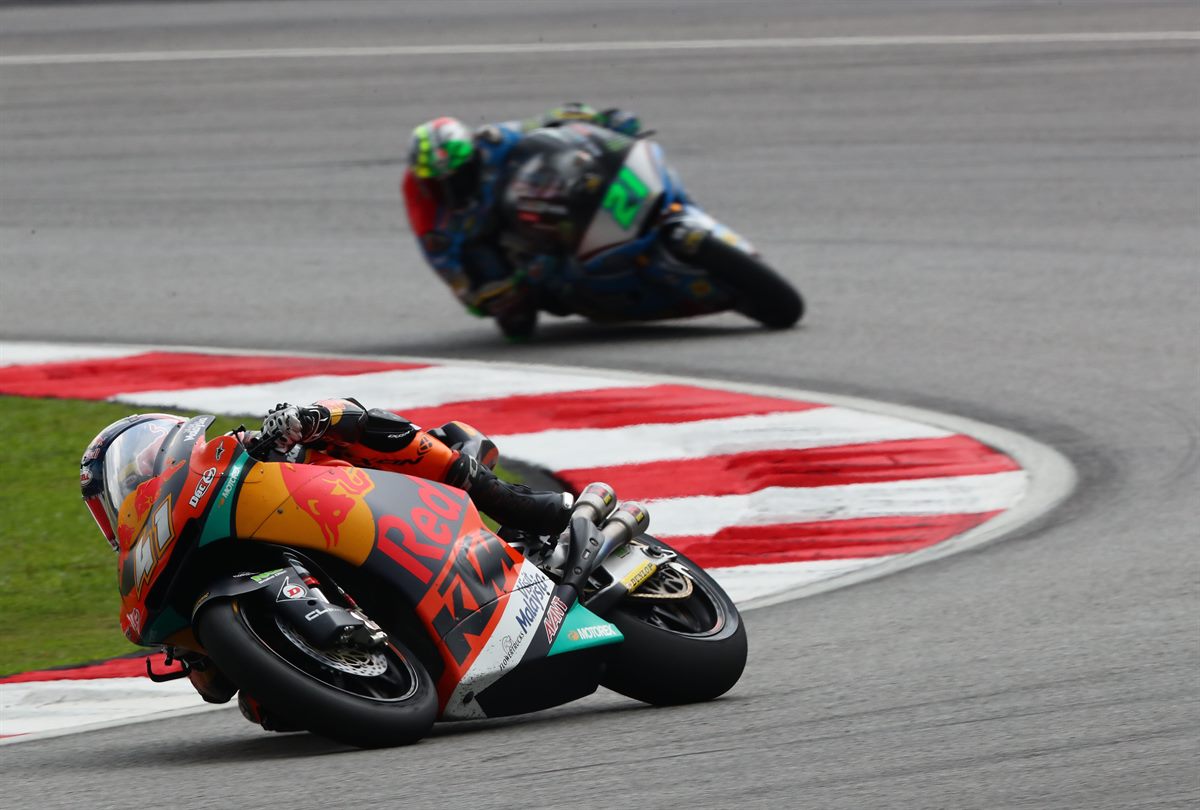 Brad Binder KTM Moto2 Sepang International Circuit 2017