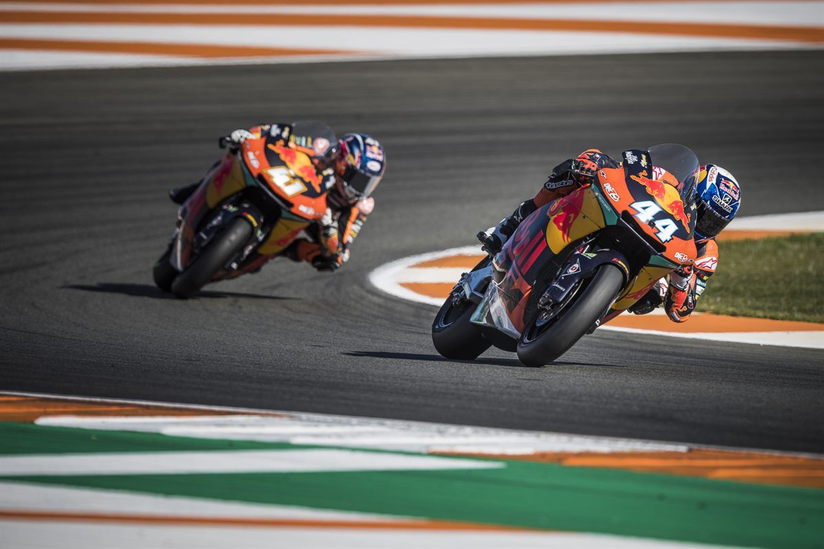 Miguel Oliveira & Brad Binder KTM Moto2 Comunitat Valenciana Ricardo Tormo 2017