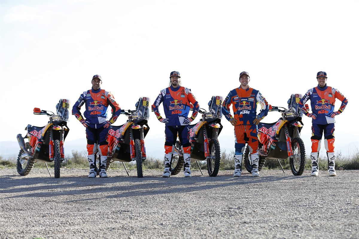 Red Bull KTM Rally Factory Racing - Team shooting 2018