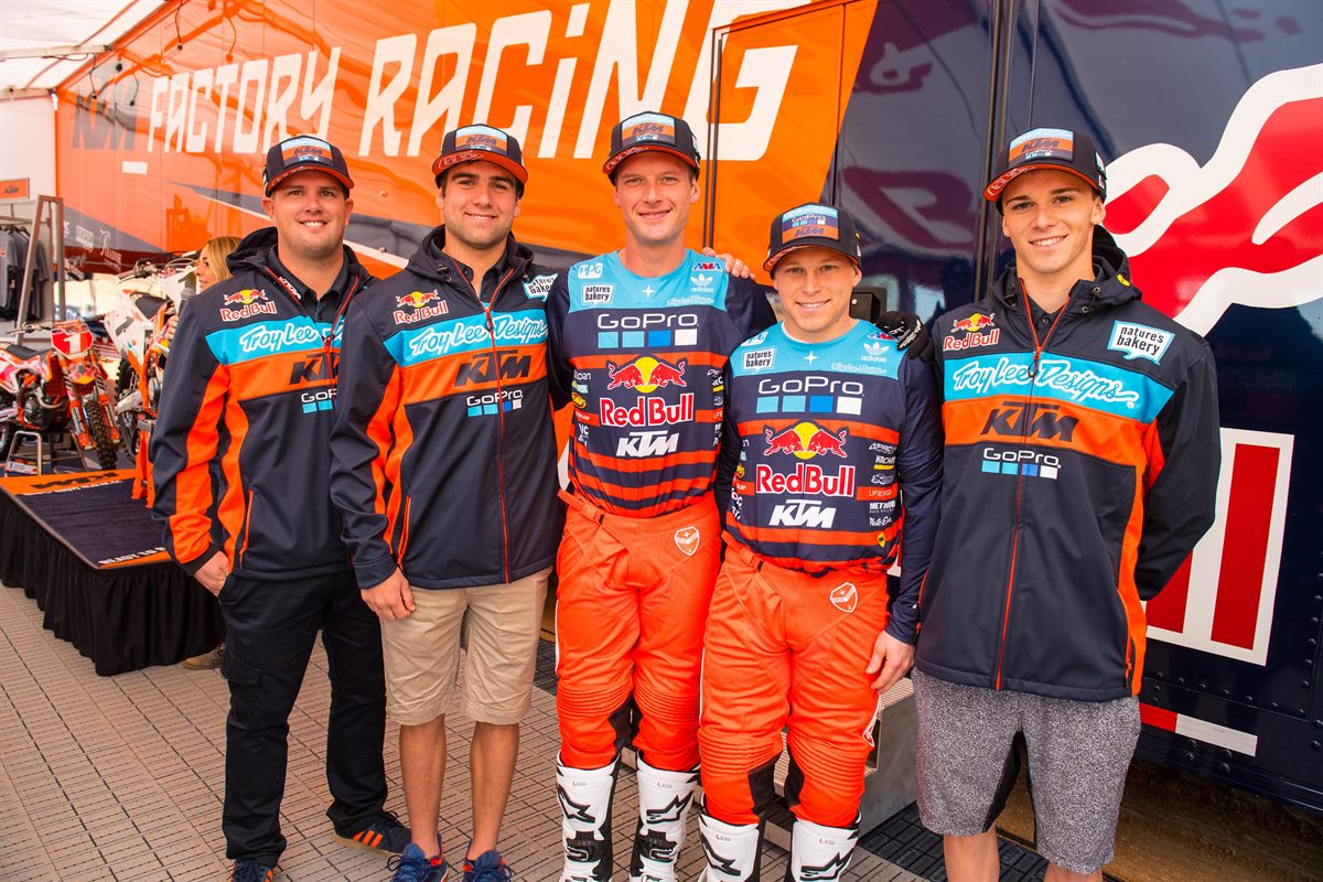 Troy Lee DesignsRed BullKTM Team_SX Team Presentation_USA_2017 © Simon Cudby