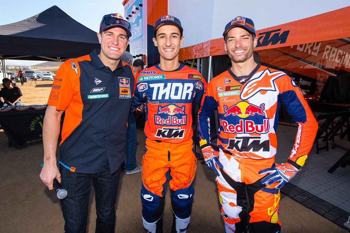 Dungey_Musquin_Tickle_SX Team Presentation_USA_2017 © Simon Cudby