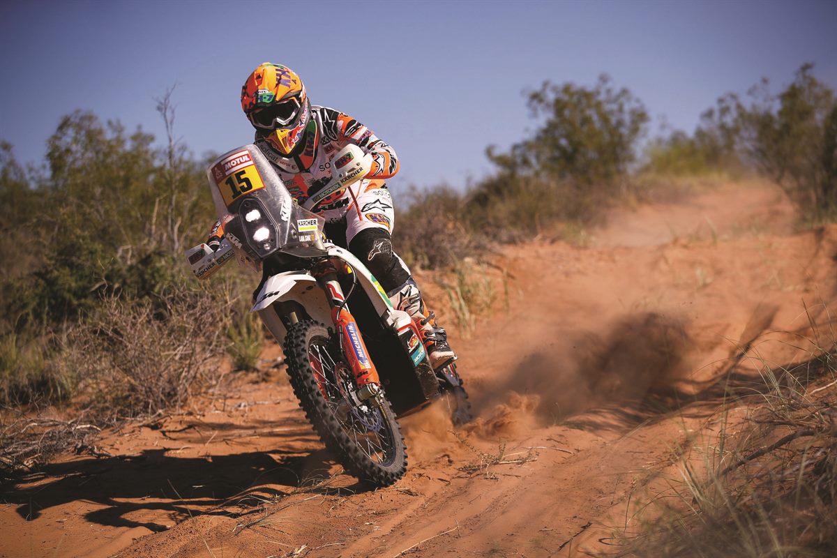 Laia Sanz_KTM 450 RALLY_Rally Dakar 2018 © PhotosDakar.com
