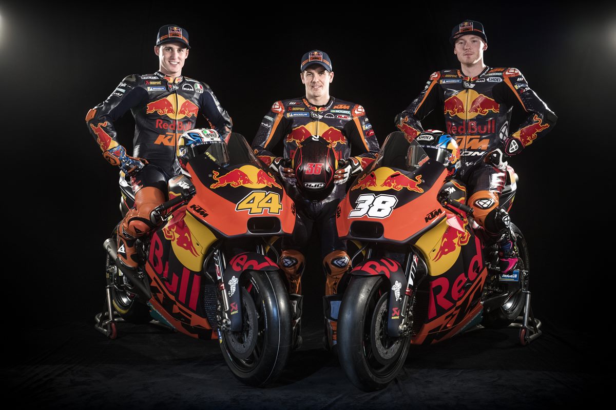 Pol Espargaro, Mika Kallio & Bradley Smith KTM RC16 2018