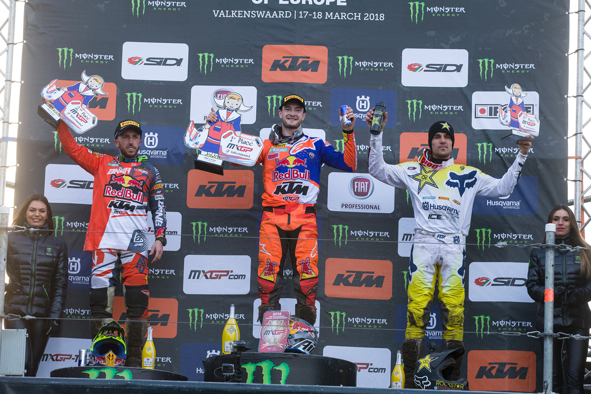 Jeffrey Herlings 450 SX-F Valkenswaard podium