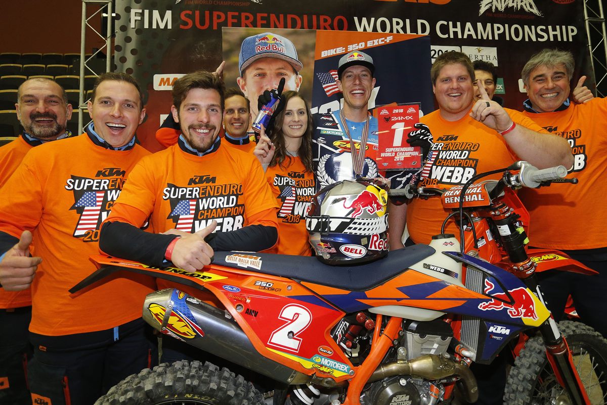 Cody Webb - KTM 350 EXC-F - FIM SuperEnduro Round 5 - Sweden
