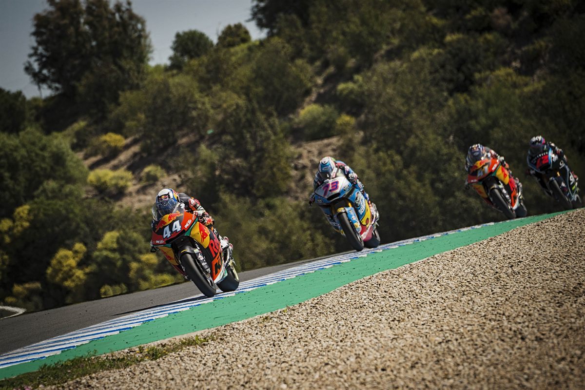 Miguel Oliveira & Brad Binder KTM Moto2 Circuito de Jerez 2018
