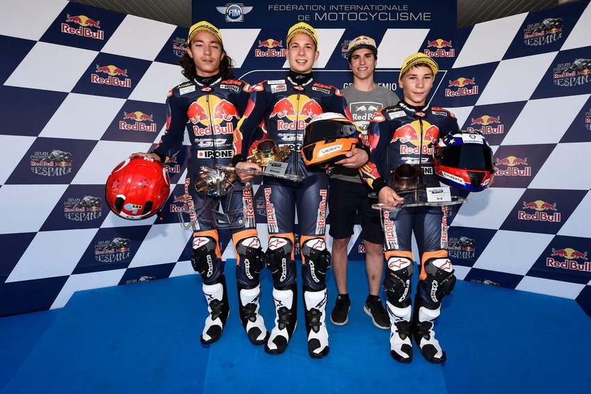 Can Öncü, Carlos Tatay, Josep Garcia & Deniz Öncü Podium Circuito de Jerez 2018