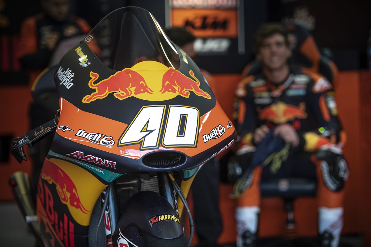 Darryn Binder KTM RC250 GP Box Le Mans 2018