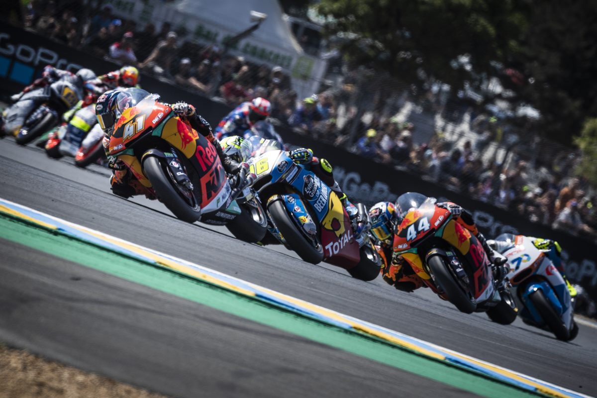 Brad Binder & Miguel Oliveira KTM Moto2 Le Mans 2018