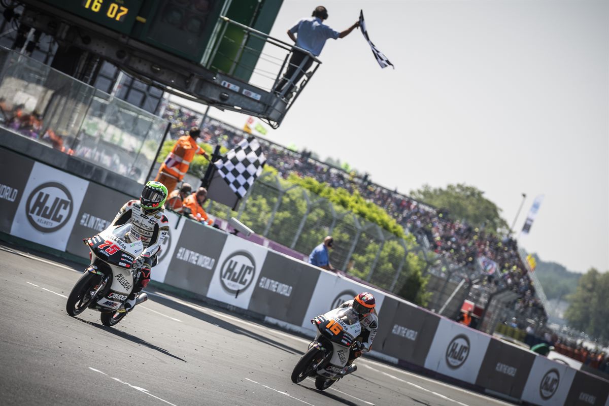 Albert Arenas & Andrea Migno KTM RC250 GP Le Mans 2018