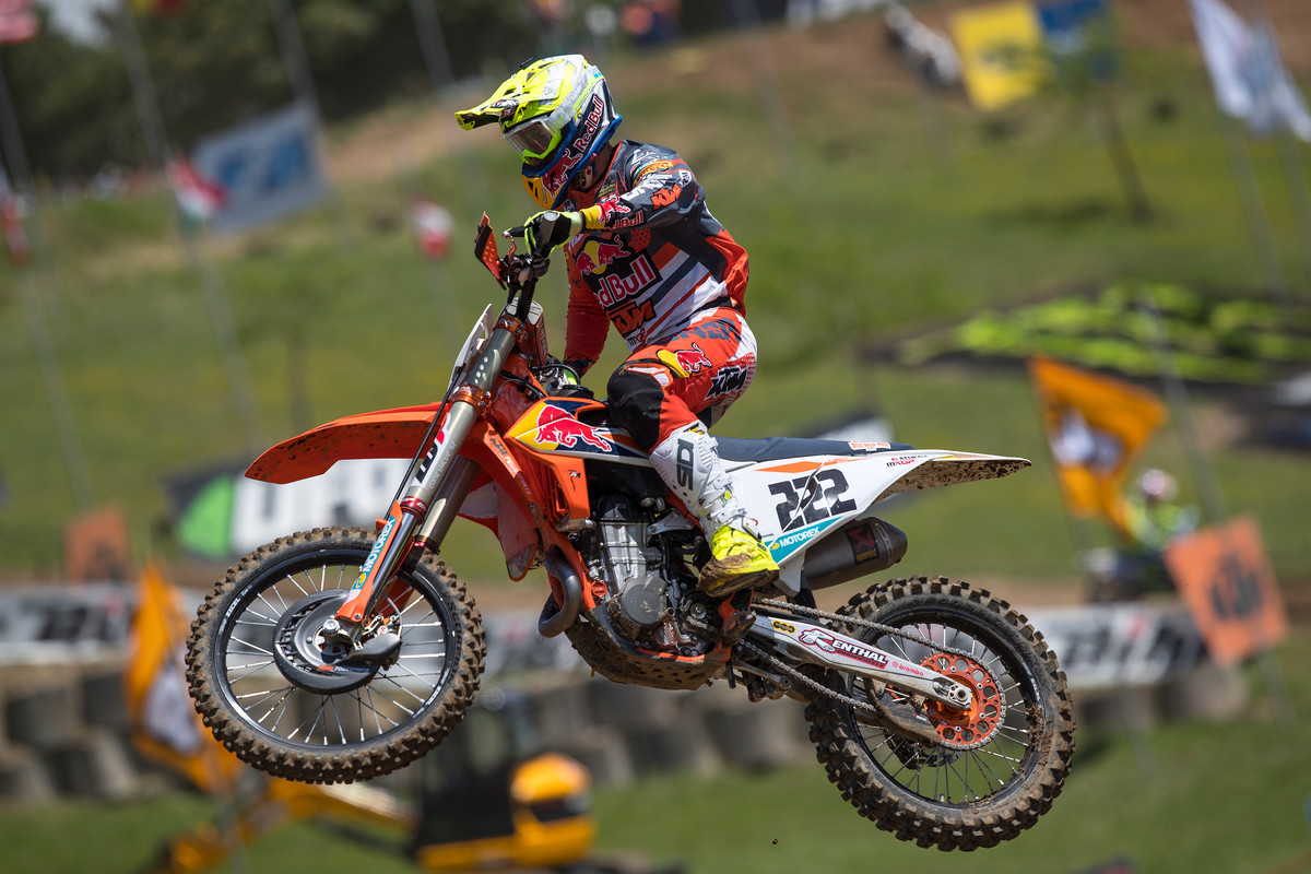 Tony Cairoli KTM 450 SX-F 2018 Saint Jean DAngely