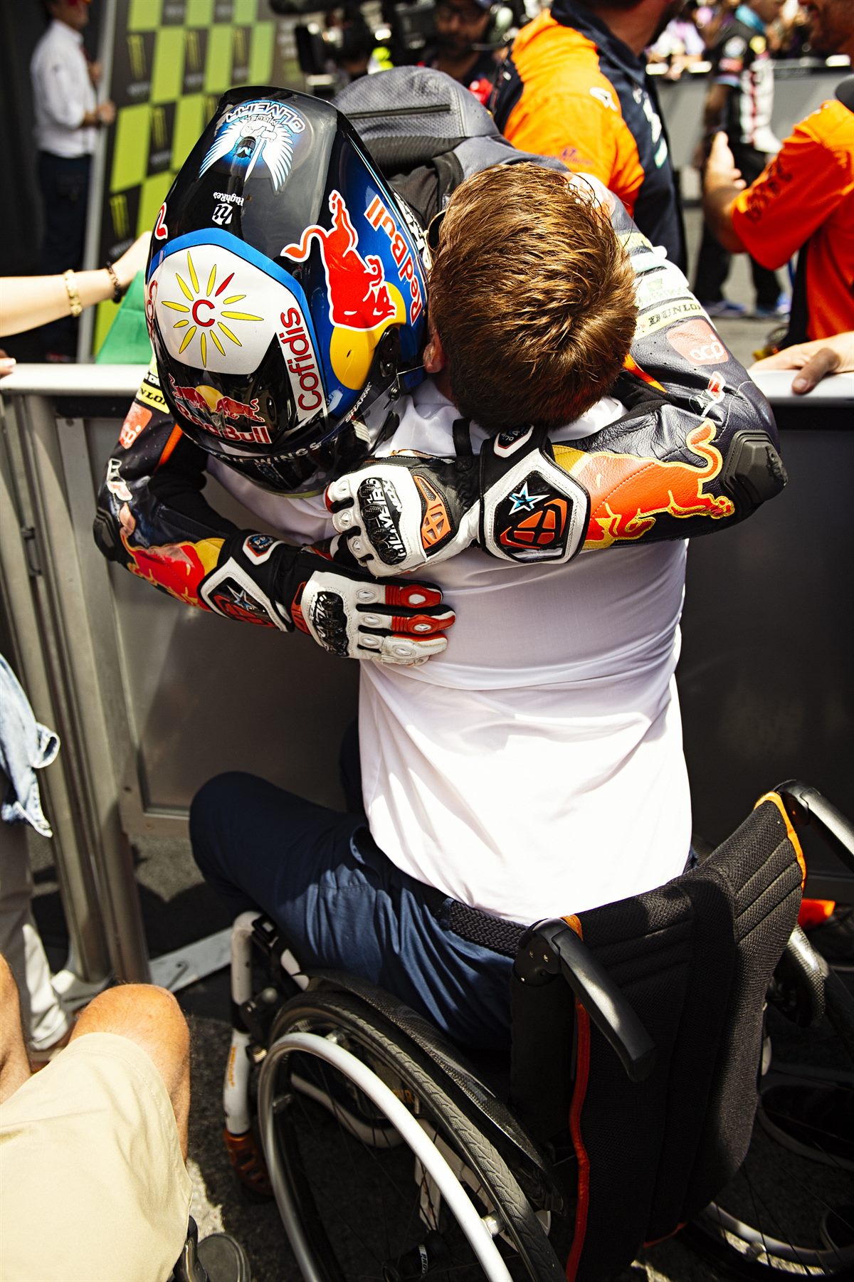 Miguel Oliveira & Pit Beirer Parc Ferme Circuit de Barcelona-Catalunya 2018