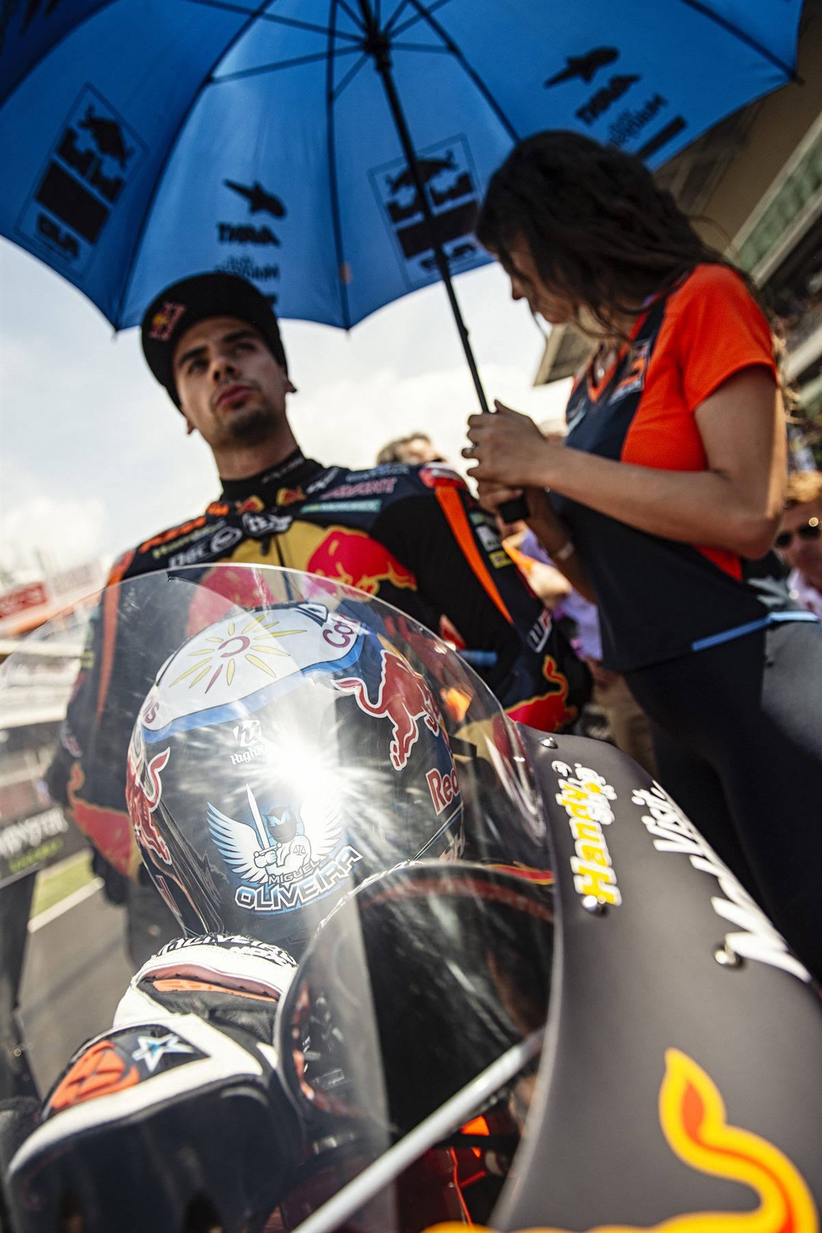Miguel Oilveira KTM Moto2 Start Circuit de Barcelona-Catalunya 2018