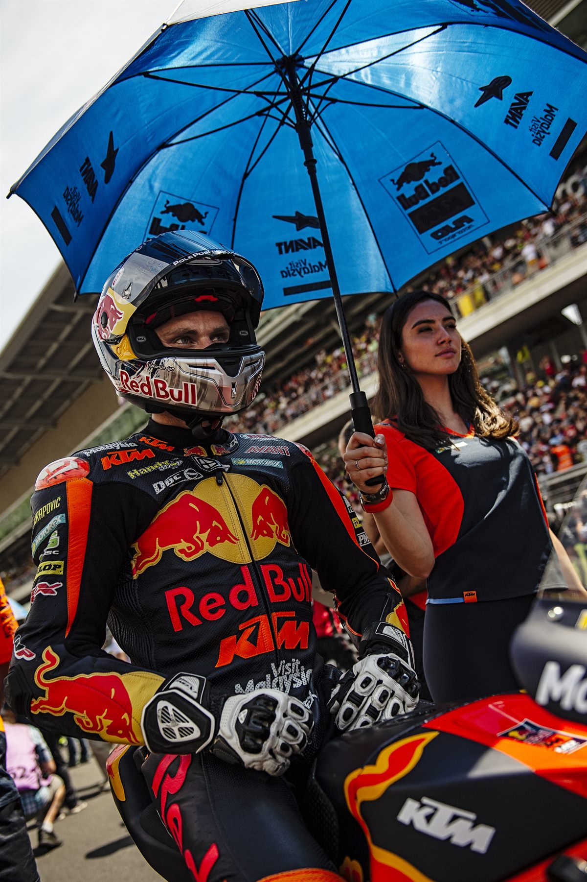 Brad Binder KTM Moto2 Start Circuit de Barcelona-Catalunya 2018